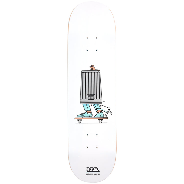 ATS Sasha Barr Trash Can 8.25 Skateboard Deck