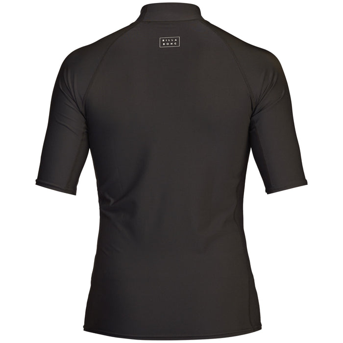 Billabong All Day Wave Performance Fit Short Sleeve Surf Shirt Black