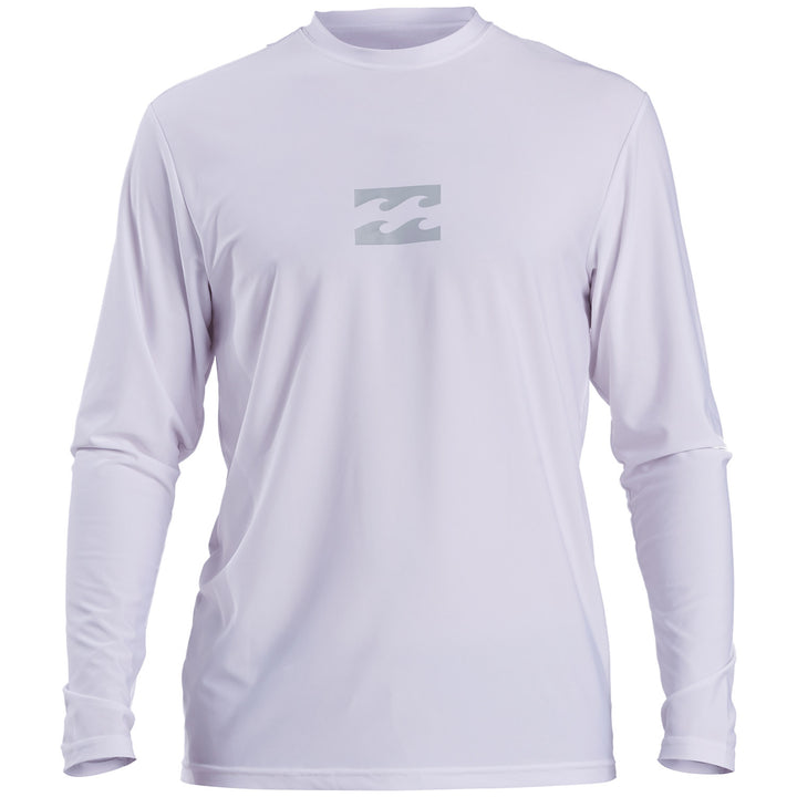 Billabong All Day Wave Loose Fit Long Sleeve Surf Shirt White