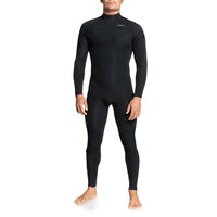 Quiksilver 4/3 Everyday Sessions Back Zip GBS Wetsuit Black::Black