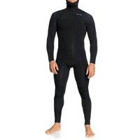 Quiksilver 4/3 Everyday Sessions Chest Zip Hooded Wetsuit Black::Black