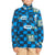 Quiksilver Aker Half Zip Fleece - Boys' French Blue Retro Quik