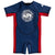 Quiksilver 1.5mm Short Sleeve Back Zip Springsuit - Toddler Boys' Insignia/High Risk