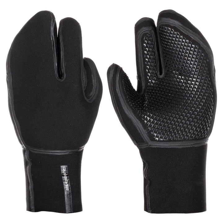 Quiksilver 5mm Marathon Sessions 3 Finger Wetsuit Mittens Black