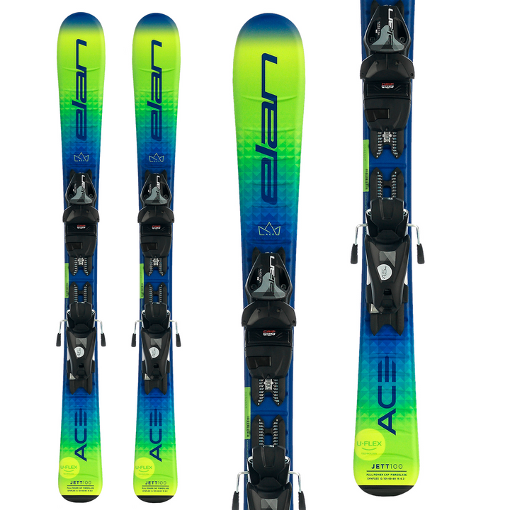 Elan Jett QS Skis + EL 7.5 GW Shift Bindings - Boys' 2022