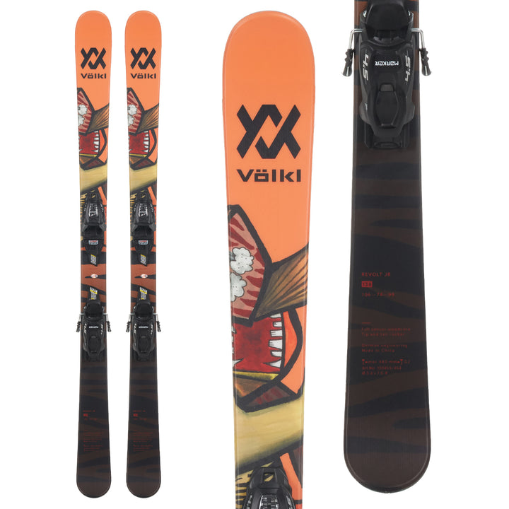 Völkl Revolt Junior Skis + 4.5 vMotion Jr Bindings - Toddlers' 2022