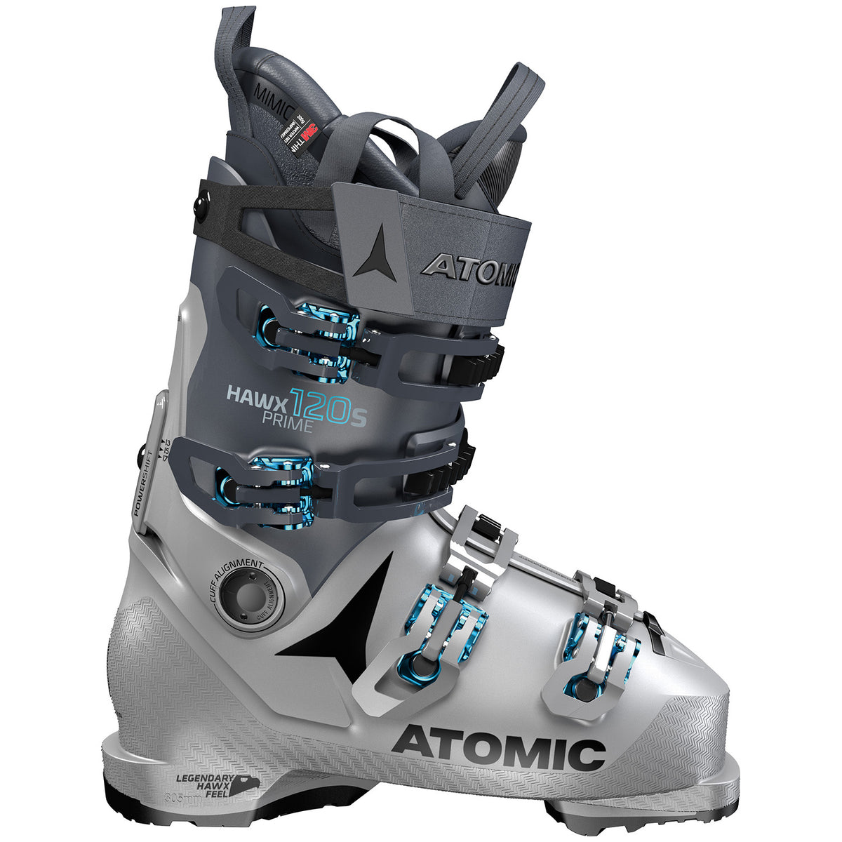 Atomic Hawx Prime 120 S GW Ski Boots 2022 Grey/Grey Blue/Electric Blue