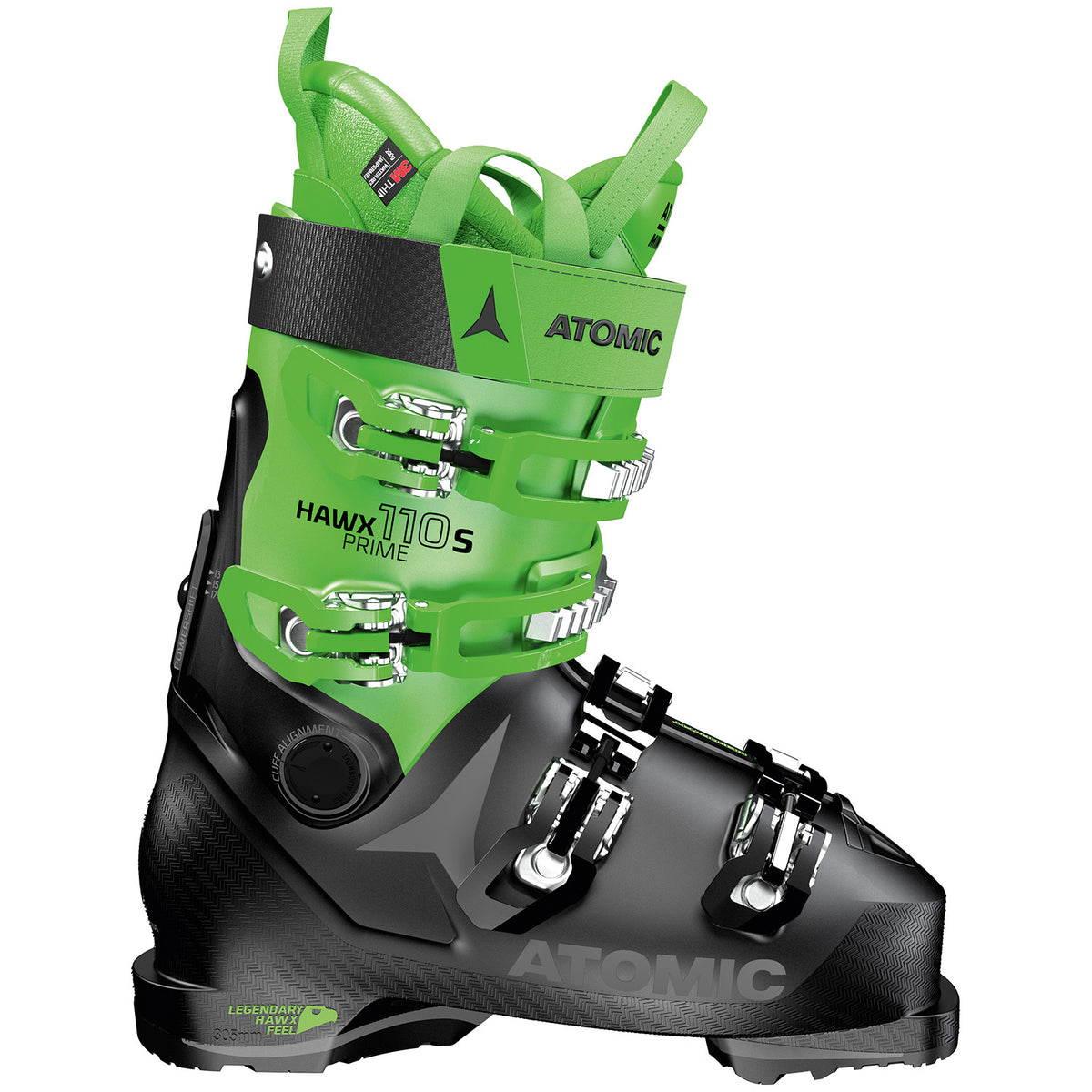 Atomic Hawx Prime 110 S GW Ski Boots 2022 Black/Green