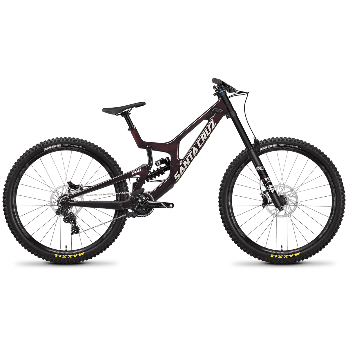Santa Cruz Bicycles V10 CC S Complete Mountain Bike 2022 Oxblood