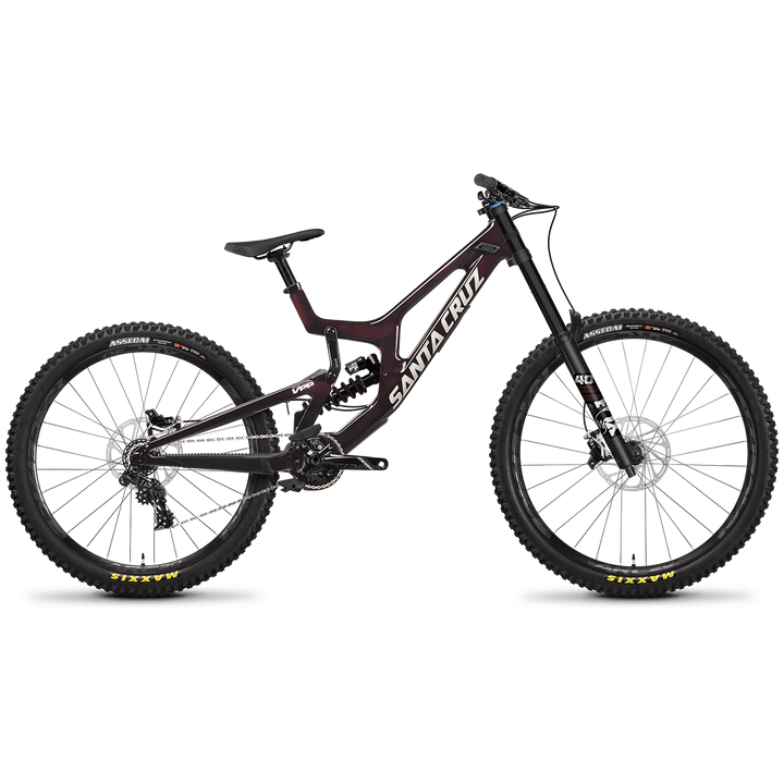 Santa Cruz Bicycles V10 CC S MX Complete Mountain Bike 2022 Oxblood