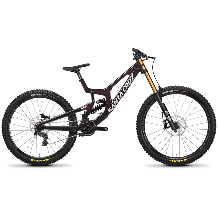 Santa Cruz Bicycles V10 CC X01 MX Complete Mountain Bike 2022 Oxblood