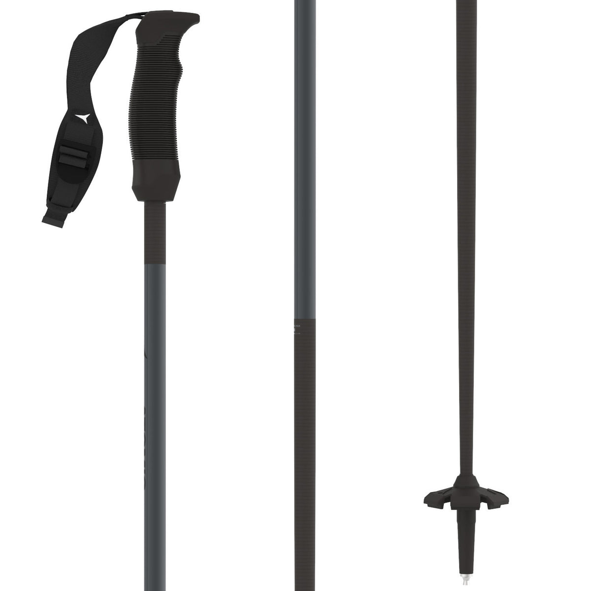 Atomic AMT Carbon SQS Ski Poles Black/Anthrazit