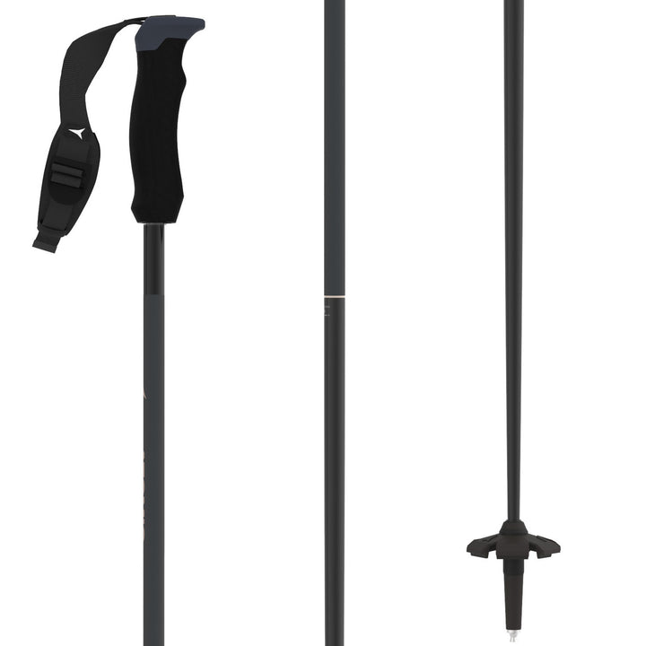 Atomic AMT Ultra SQS W Ski Poles - Women's 2024 Black/Champ Gold