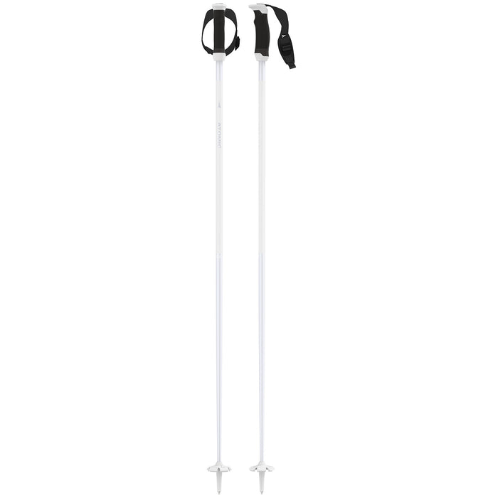 Atomic AMT Carbon SQS W Ski Poles - Women's White/Light Grey
