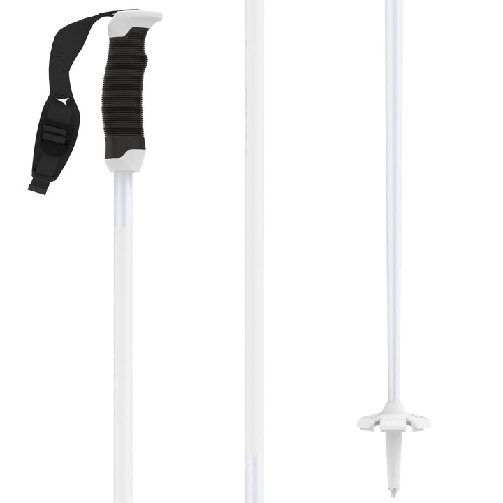 Atomic AMT Carbon SQS W Ski Poles - Women's White/Light Grey