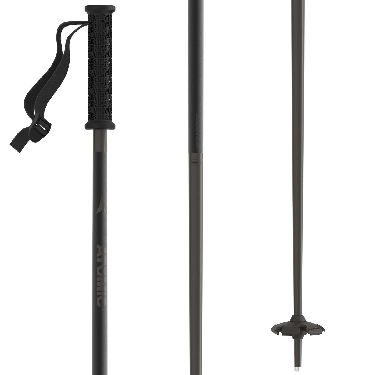 Atomic Park Ski Poles 2027 Black/Sand