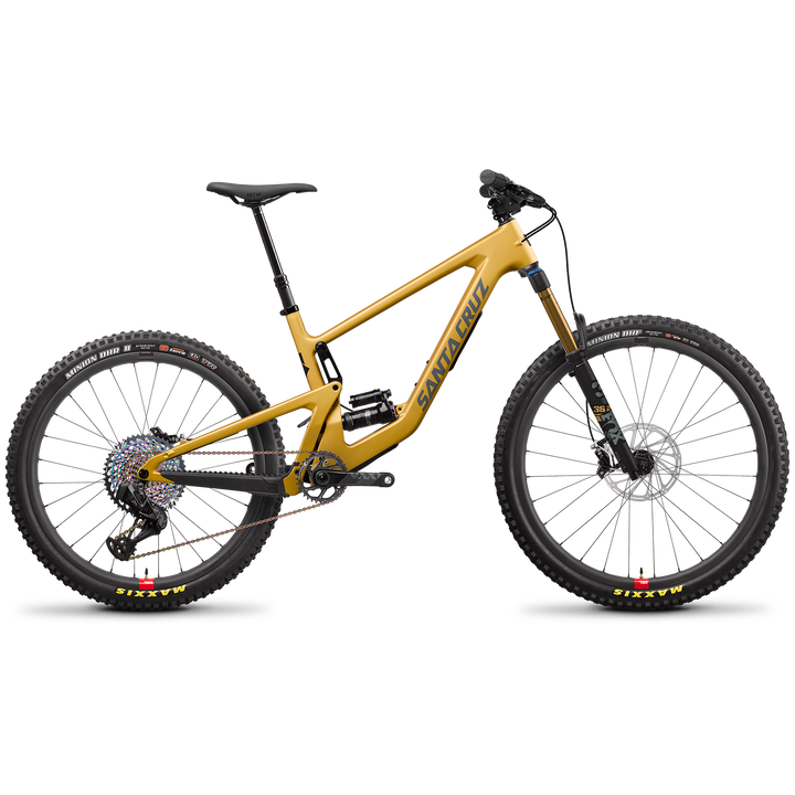 Santa Cruz Bicycles Bronson CC XX1 AXS Reserve Complete Mountain Bike 2022 Paydirt Gold