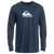 Quiksilver Solid Streak Long Sleeve Surf Tee Navy Blazer