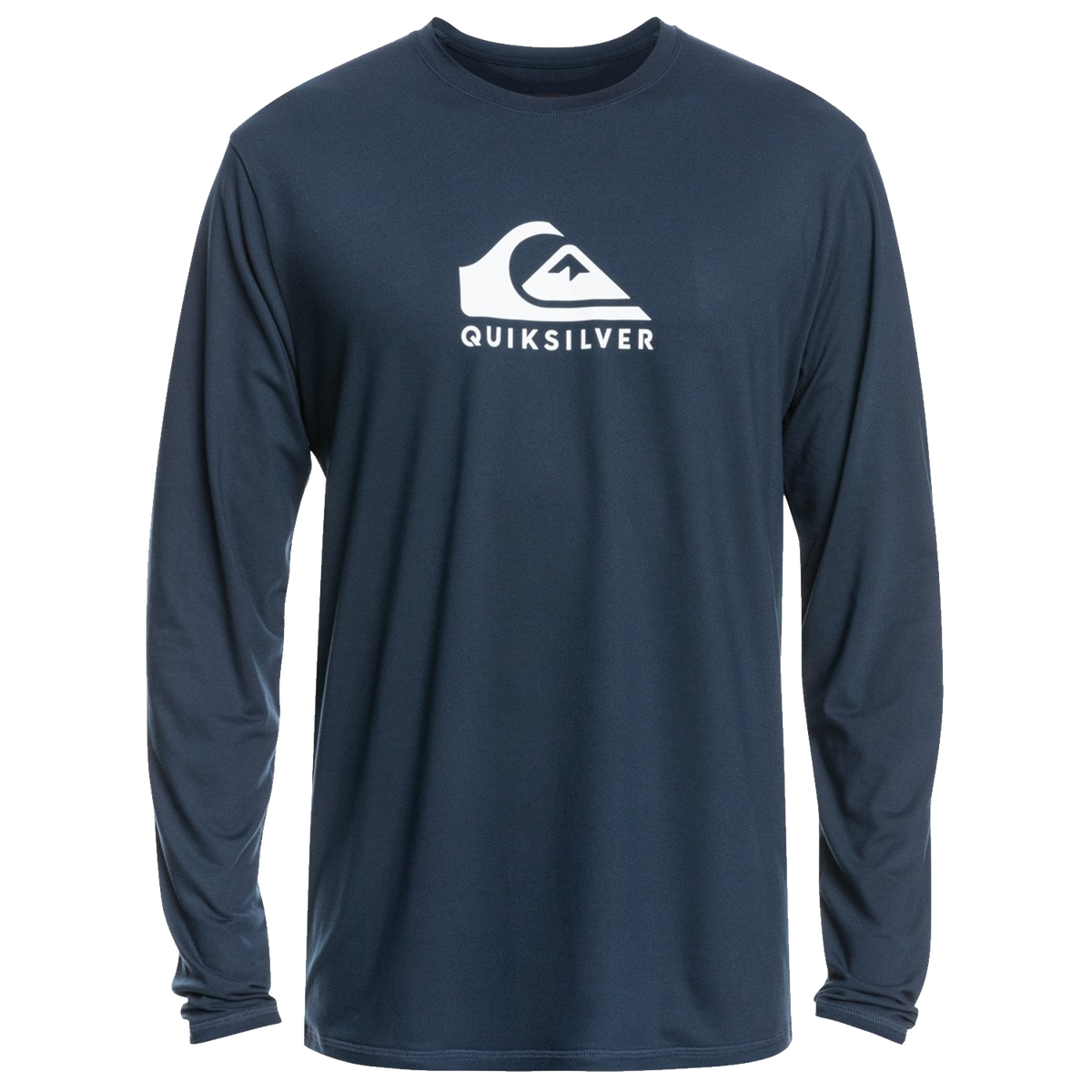 Quiksilver Solid Streak Long Sleeve Surf Tee Navy Blazer