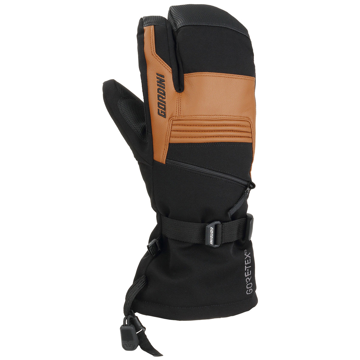 Gordini Storm Trooper GORE-TEX 3-Finger Mittens Black Tan
