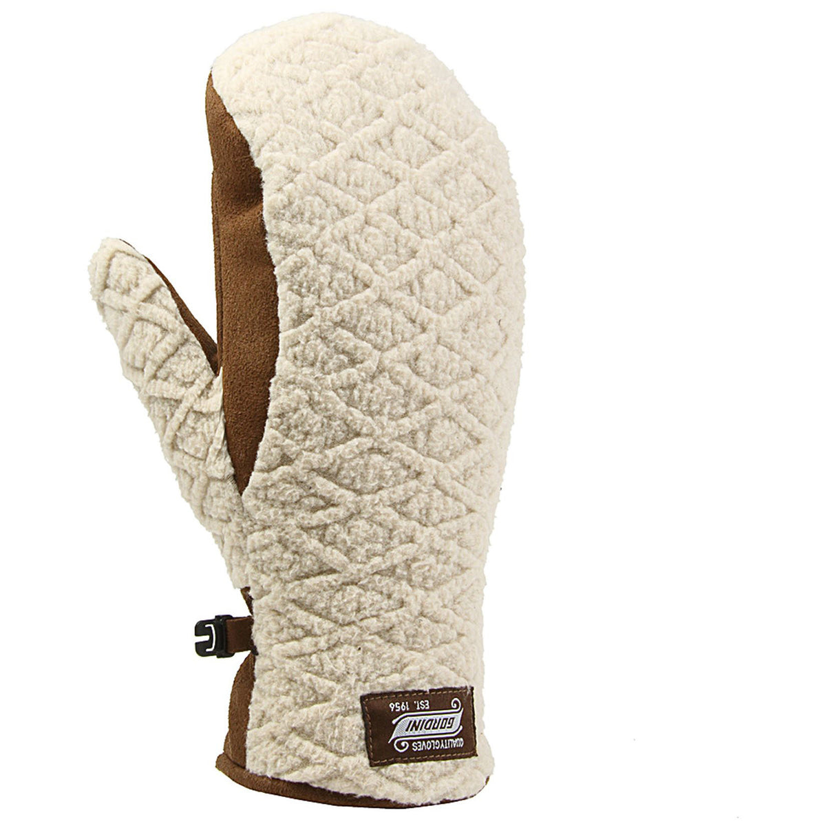 Gordini Argyle Mittens - Women's Oatmeal