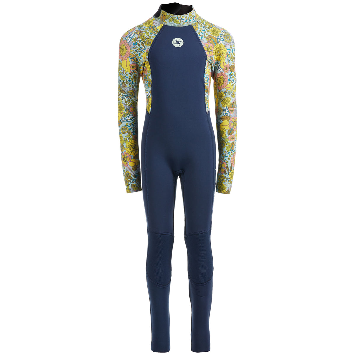 Sisstrevolution 3/2 Summer Seas Back Zip Wetsuit - Girls' Sea Foam