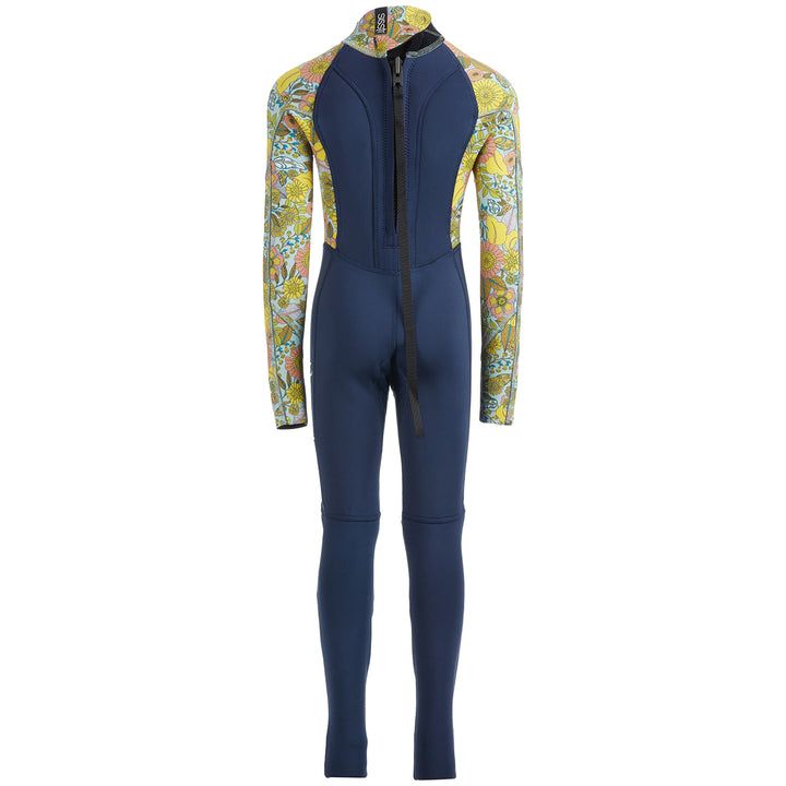 Sisstrevolution 3/2 Summer Seas Back Zip Wetsuit - Girls' Sea Foam