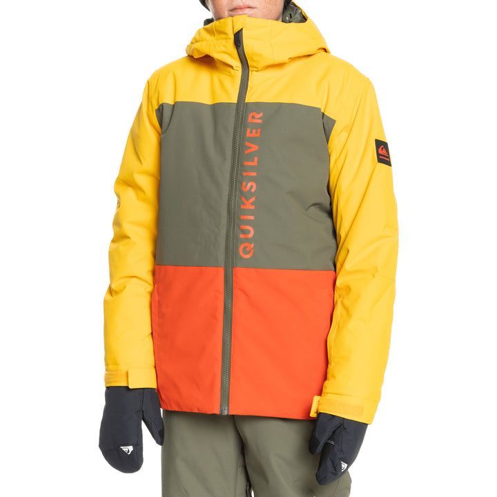 Quiksilver Side Hit Jacket - Boys' Grape Leaf