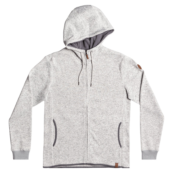 Quiksilver Keller Zip-Up Hoodie - Men's Light Heather Grey