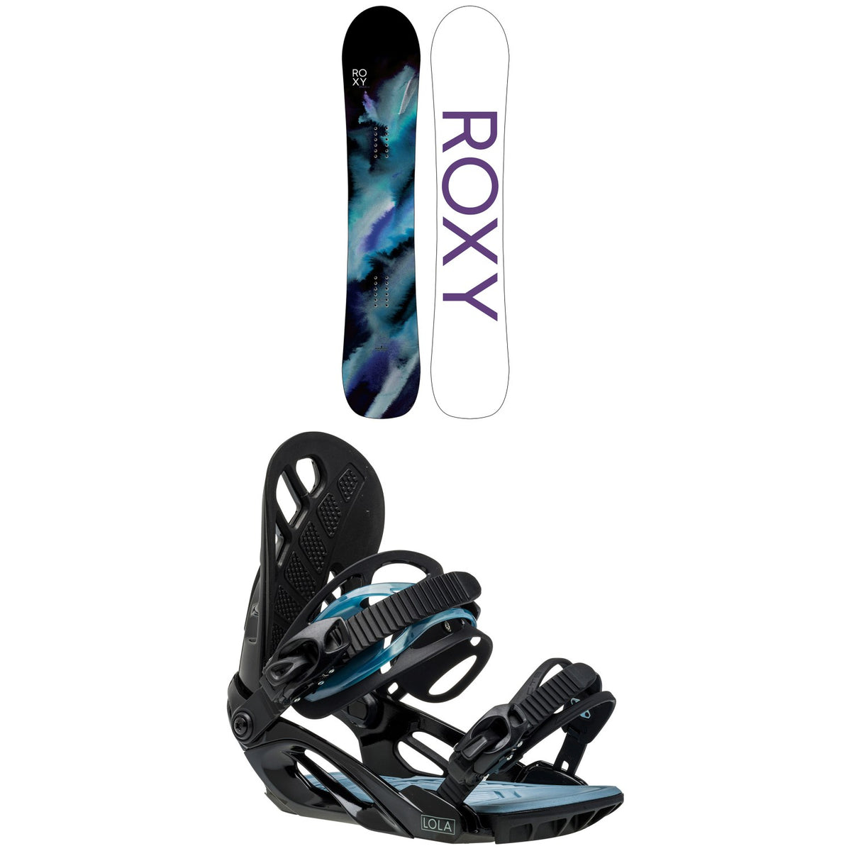 Roxy Breeze Snowboard + Lola Snowboard Bindings - Women's 2022