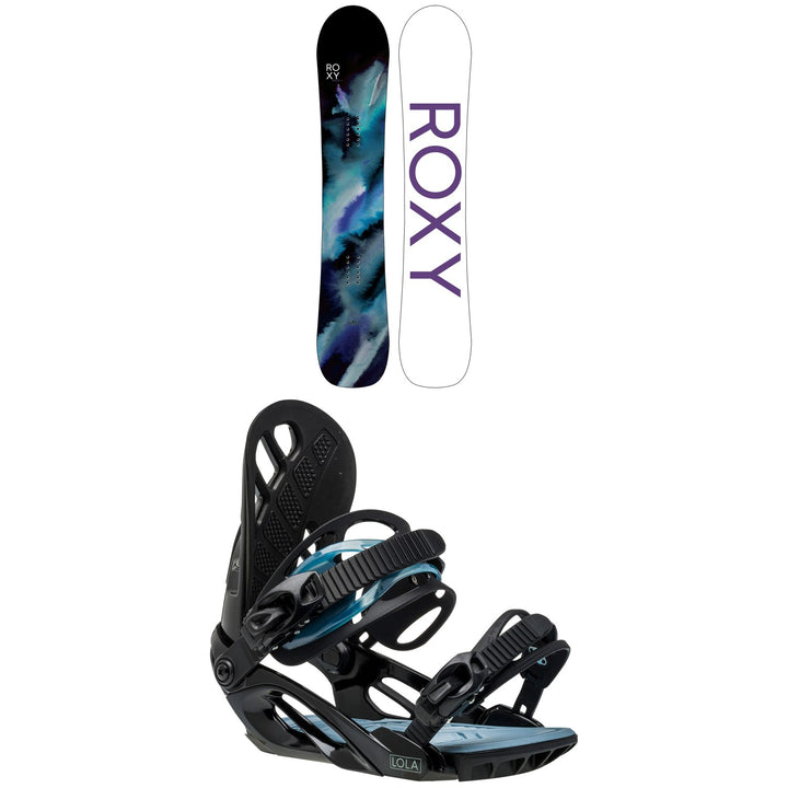 Roxy Breeze Snowboard + Lola Snowboard Bindings - Women's 2022