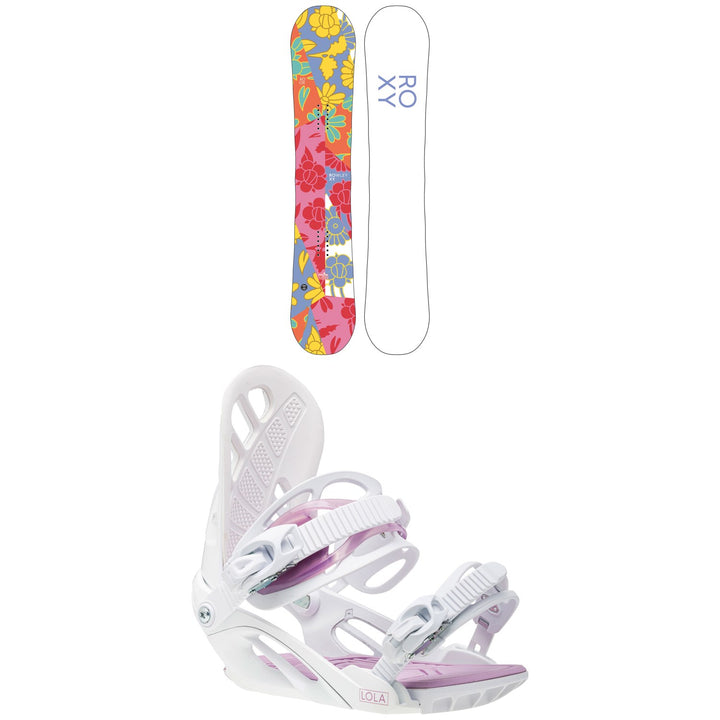 Roxy XOXO Rowley Edition C3 Snowboard + Lola Snowboard Bindings - Women's 2022