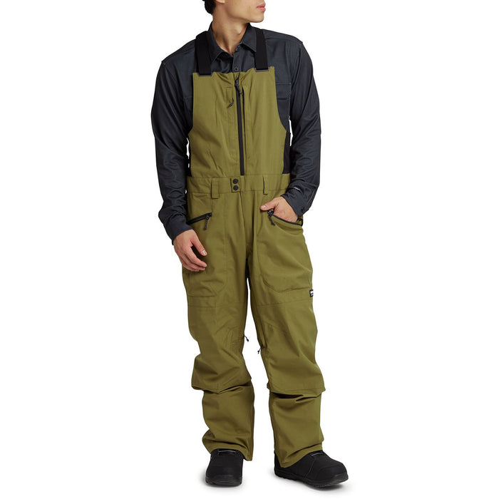 Burton Reserve Short Bib Pants - Men's Martini Olive