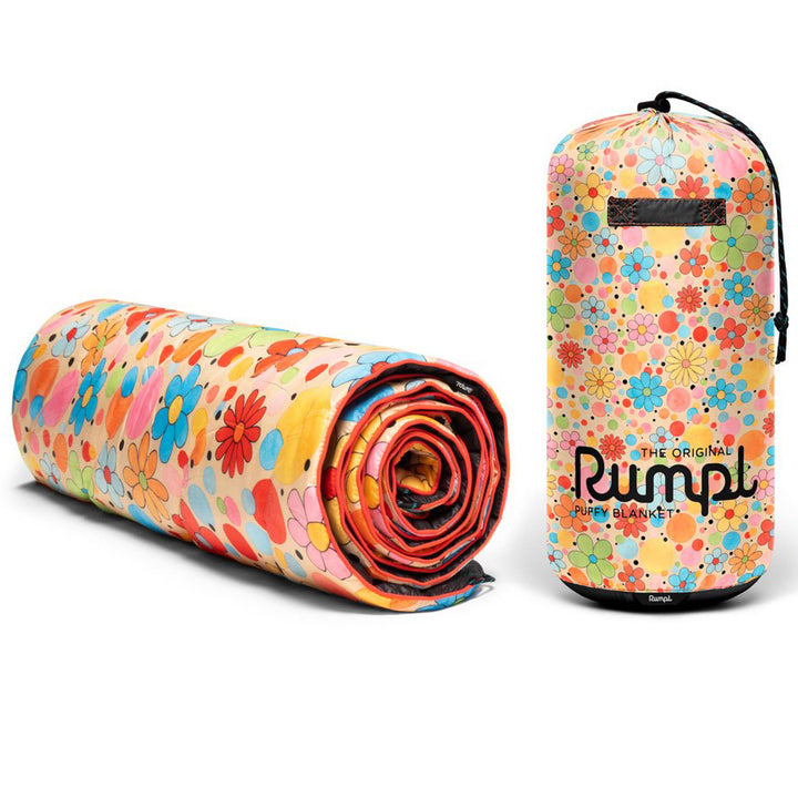 Rumpl Original Puffy Blanket - Dots & Daisies