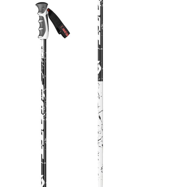 Scott Team Issue SRS Ski Poles 2022 White/Black