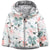 The North Face Reversible Mossbud Swirl Full Zip Hooded Jacket - Infants' Gardenia White Polka Dot Floral Print