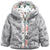 The North Face Reversible Mossbud Swirl Full Zip Hooded Jacket - Infants' Gardenia White Polka Dot Floral Print