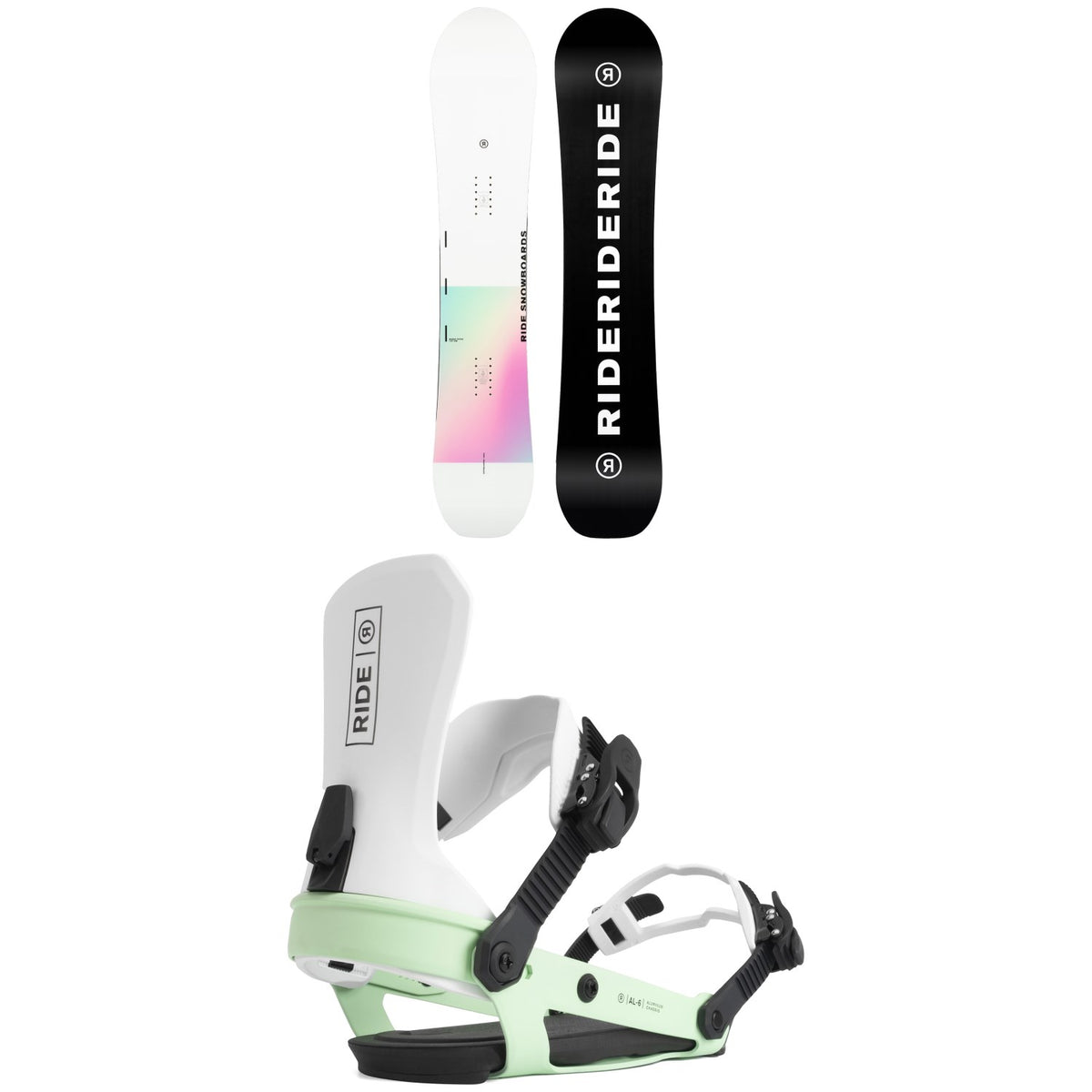 Ride Magic Stick Snowboard + AL-6 Snowboard Bindings - Women's 2022