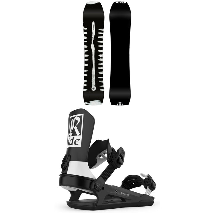 Ride Superpig Snowboard + C-8 Snowboard Bindings 2022