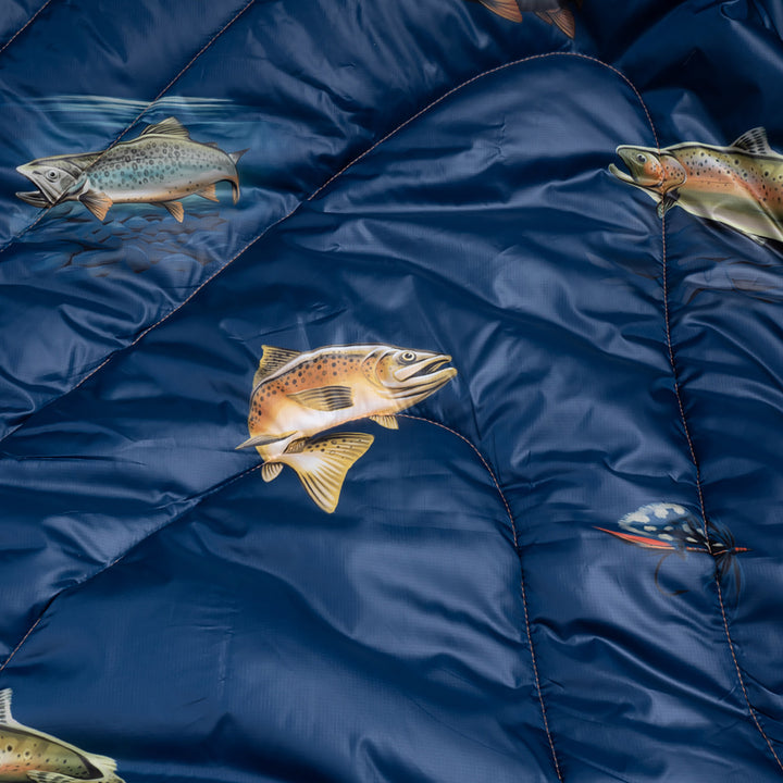 Rumpl Original Puffy Blanket - River Strike River Strike