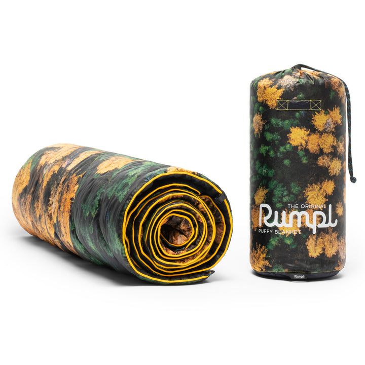Rumpl Original Puffy Blanket - Gold Growth
