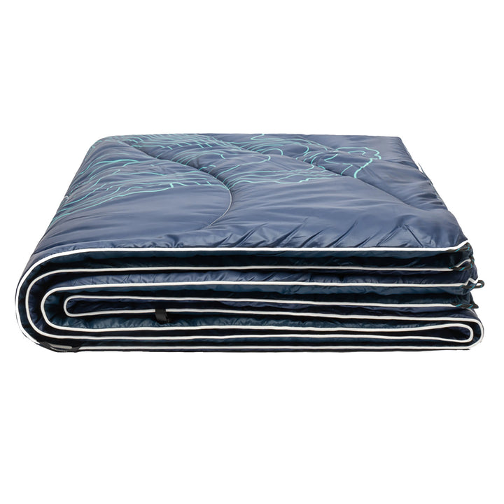 Rumpl Original Puffy Blanket - Lake Tahoe/Navy/Calypso