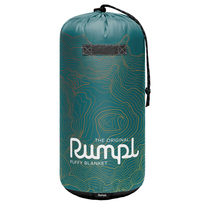 Rumpl Original Puffy Blanket - Mt Rainier/Teal Warm Fade