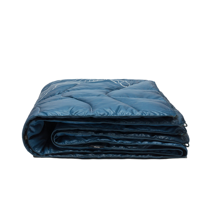 Rumpl Down Puffy Blanket - Lake Tahoe/Marine/White Lake Tahoe/Marine/White