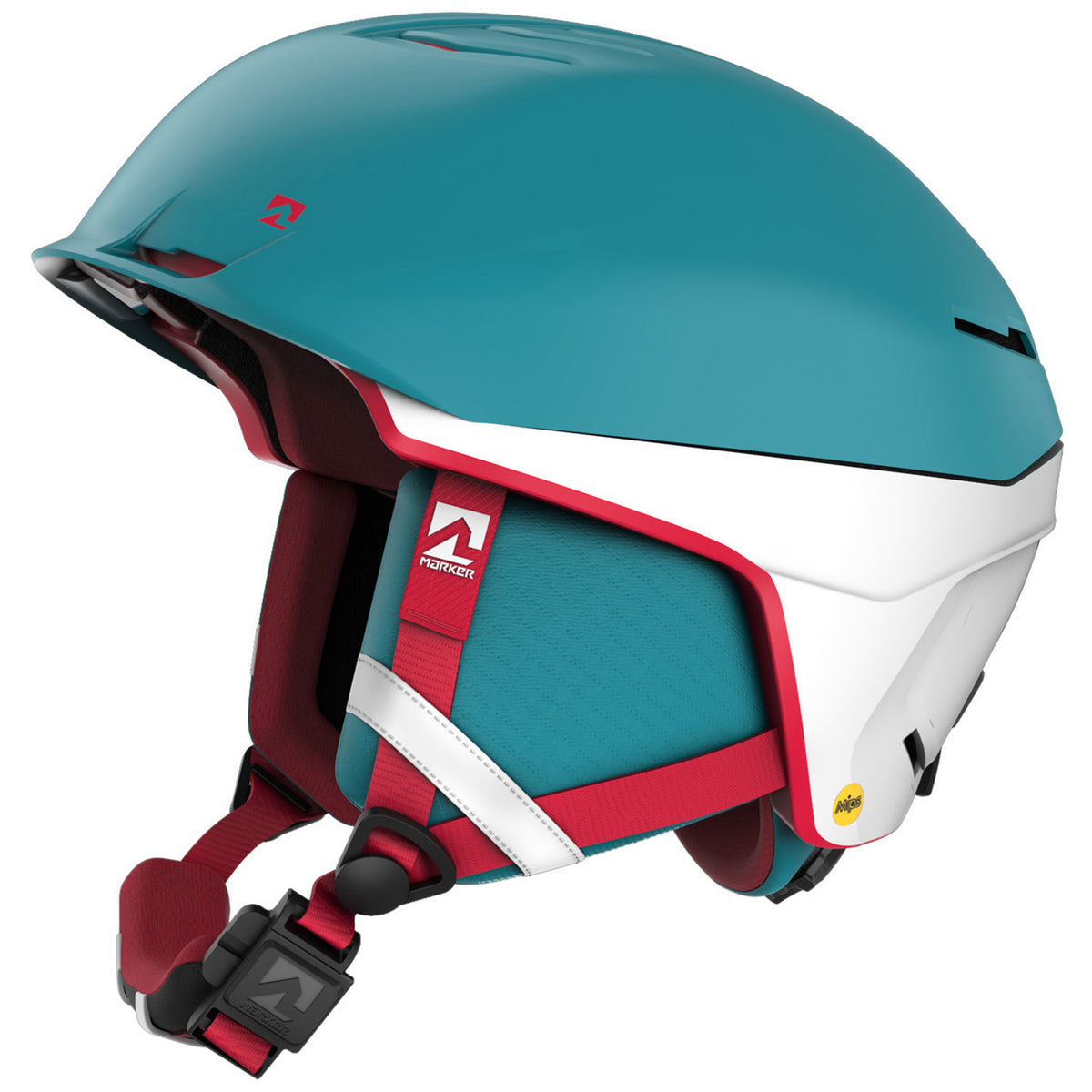 Marker Ampire 2 MIPS Helmet Red/Teal Blue