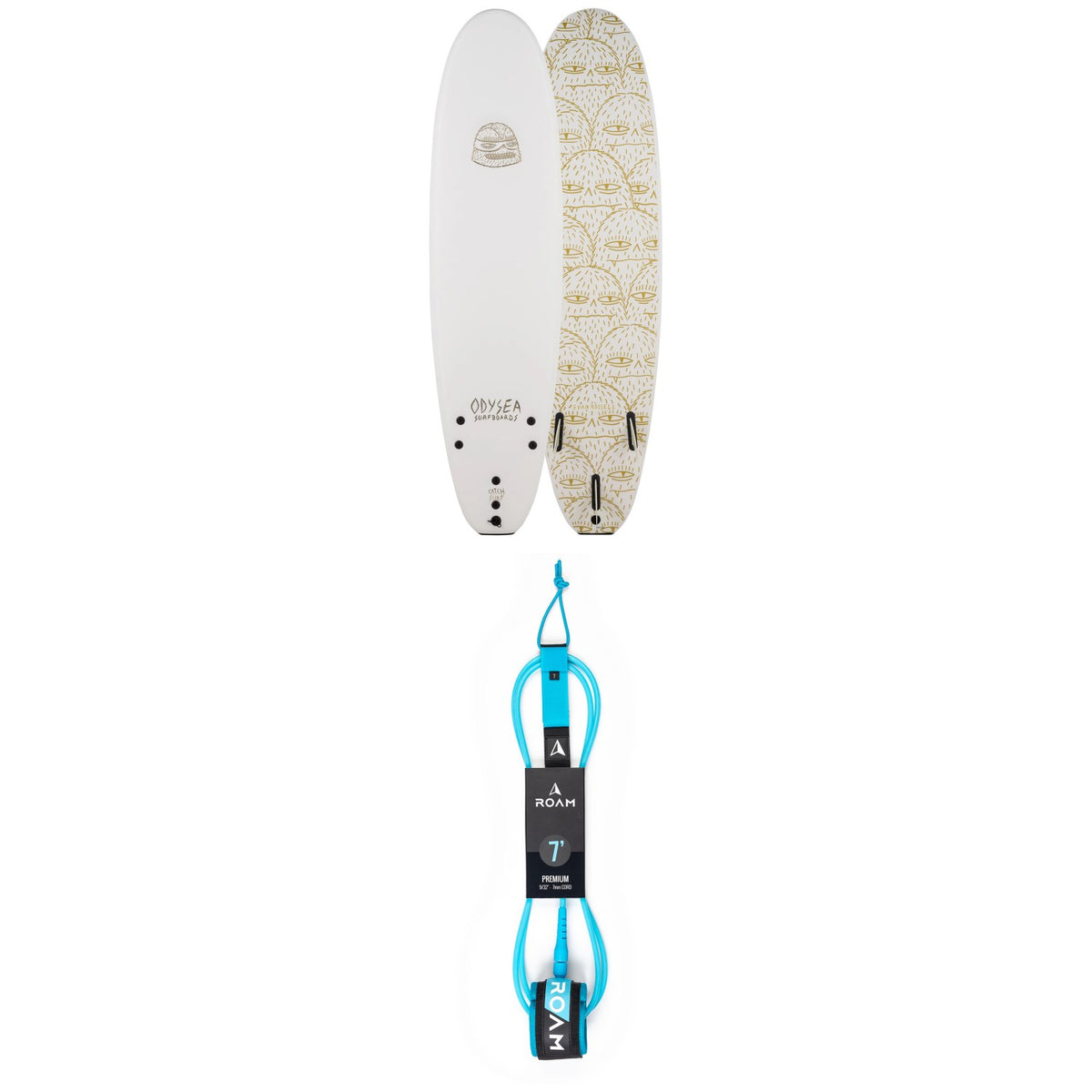 Catch Surf Odysea 7'0" Log x Evan Rossell Surfboard + Roam Premium 7' Leash