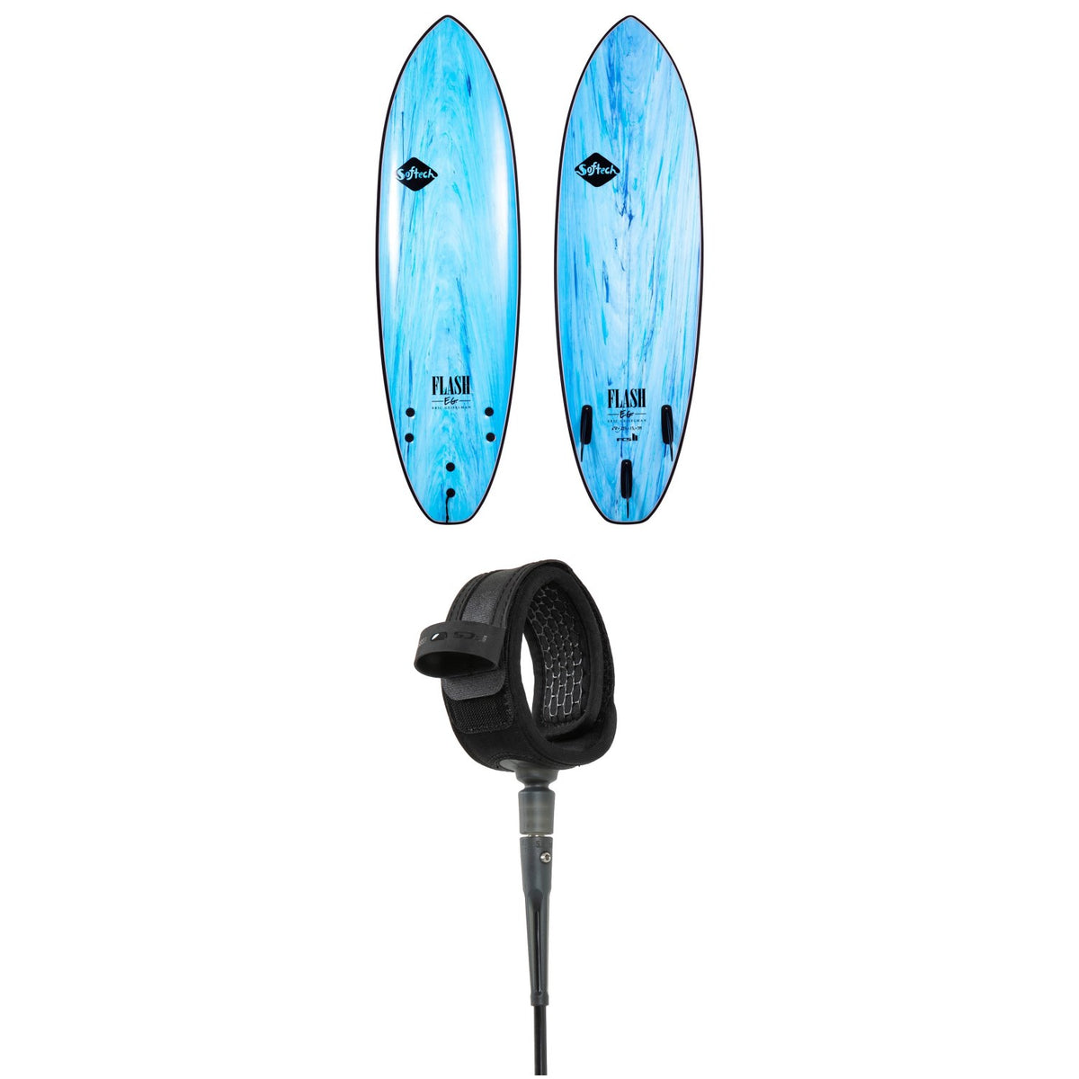 Softech Flash Eric Geiselman FCS II 6'0" Surfboard + FCS 6' Comp Essential Leash