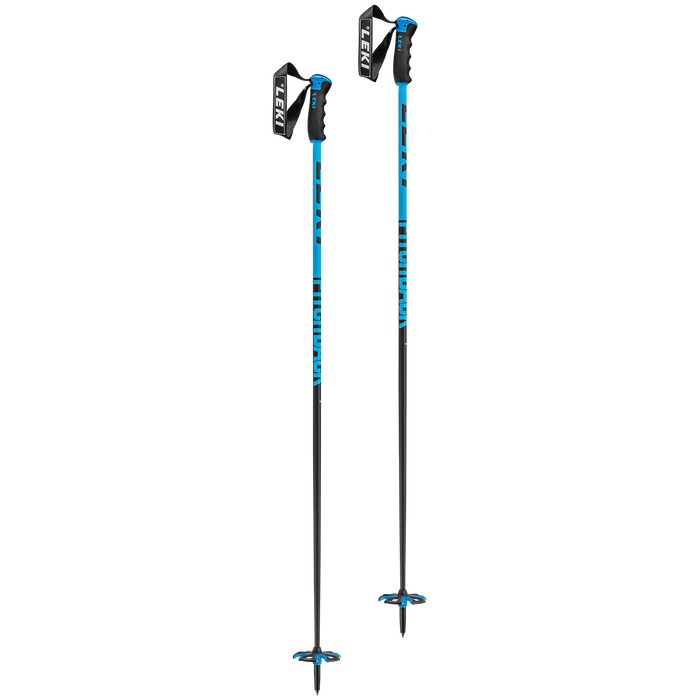 Leki Pitch Black Ski Poles 2022 Blue