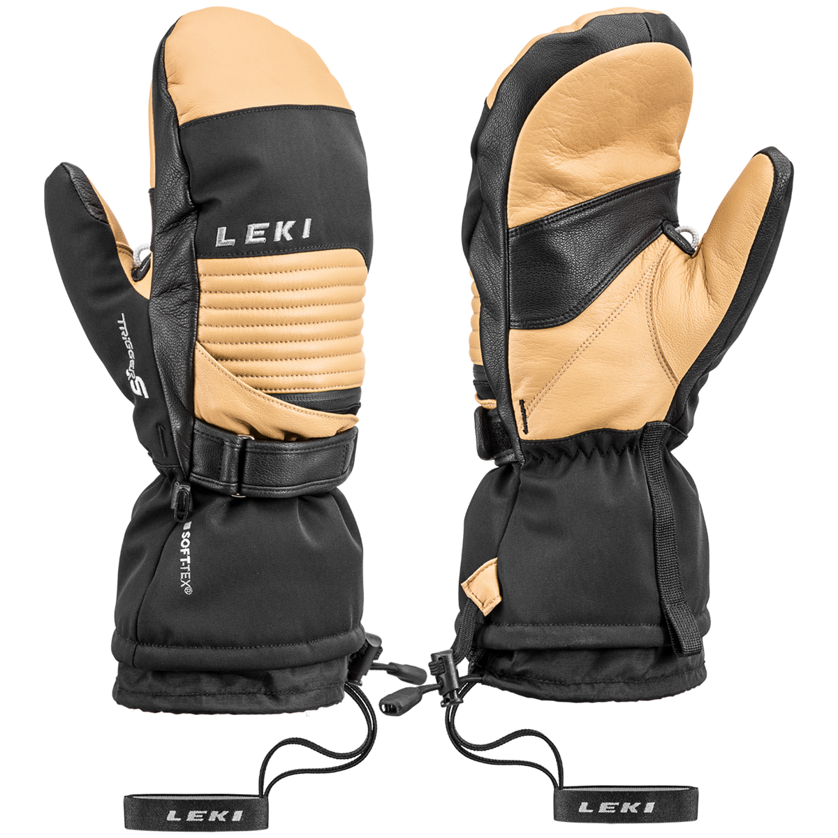 Leki Xplore S Mittens Black/Tan