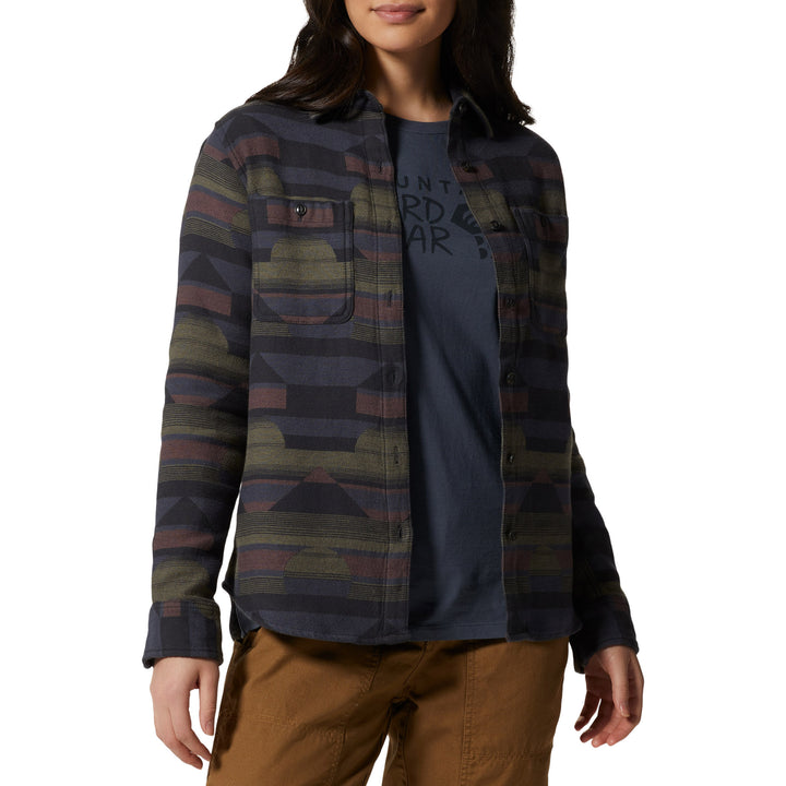 Mountain Hardwear Granite Peak Shirt - Women's Blue Slate